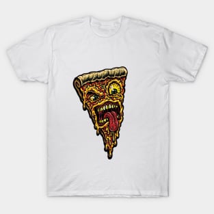 Angry Pizza Slice T-Shirt